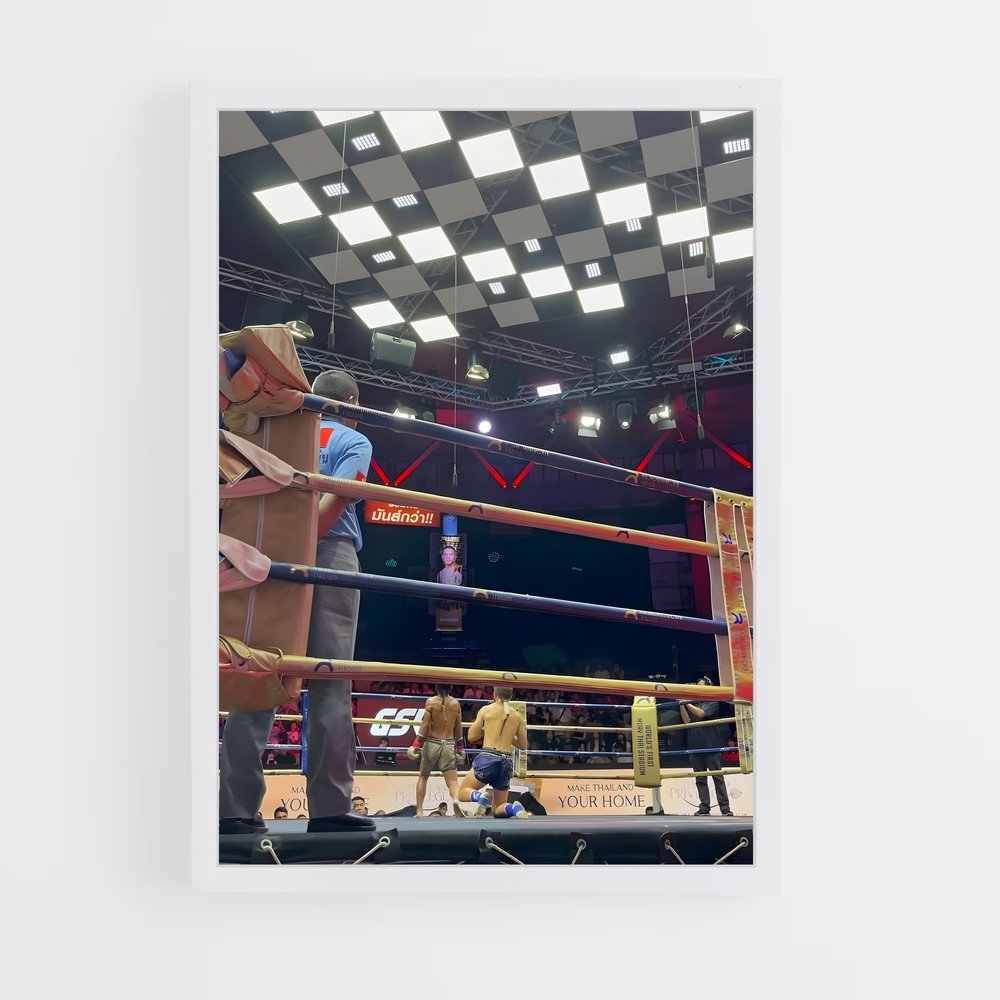 Poster Le Combat Éternel – affiche Muay Thai (vue 3)